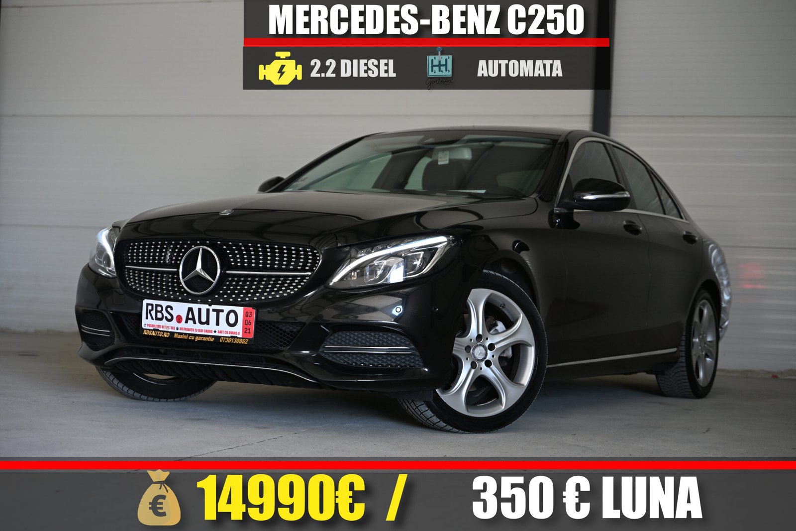 MERCEDES-BENZ C250 2015 MOTOR 2.2 DIESEL 204 CP