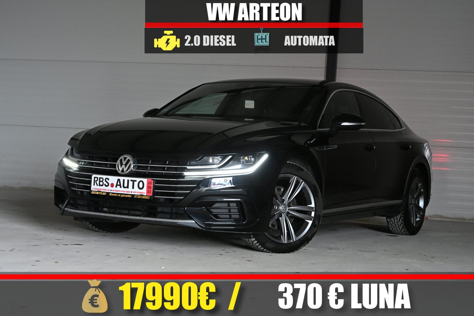 VW ARTEON 2018 MOTOR 2.0 DIESEL 150 CP
