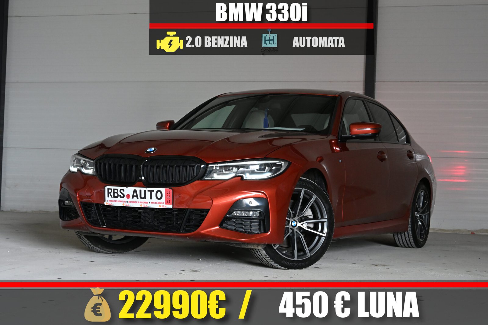 BMW 330i 2021 MOTOR 2.0 BENZINA 255 CP