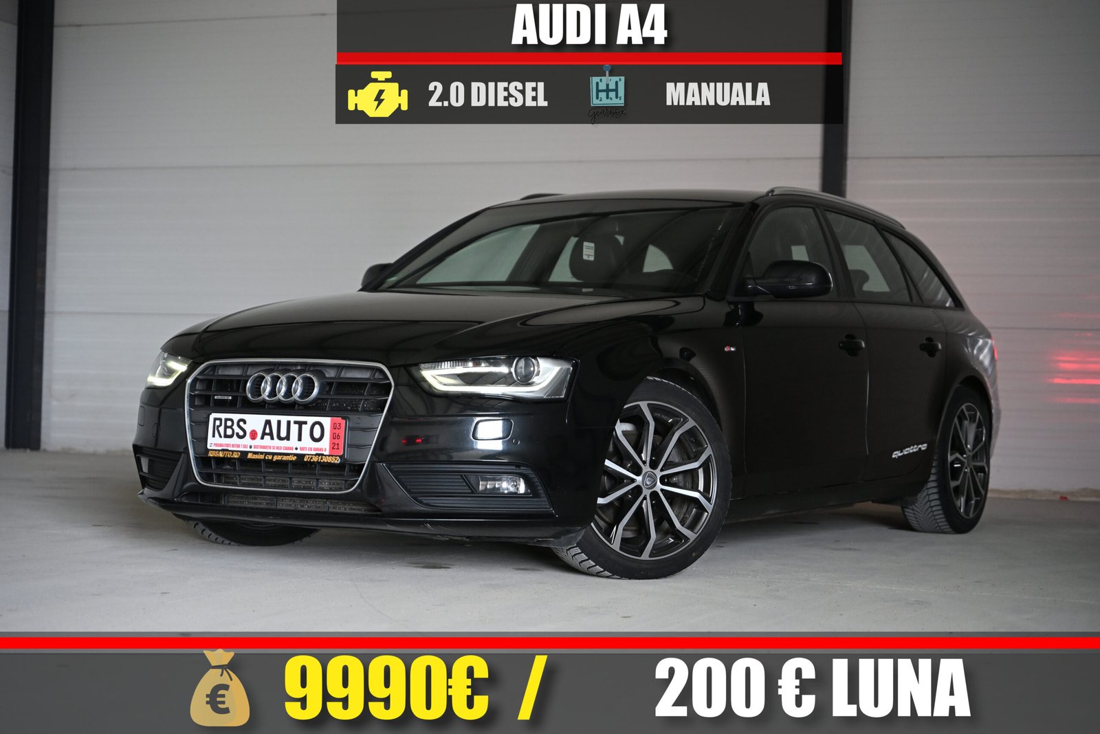 AUDI A4 2013 MOTOR 2.0 DIESEL 177 CP