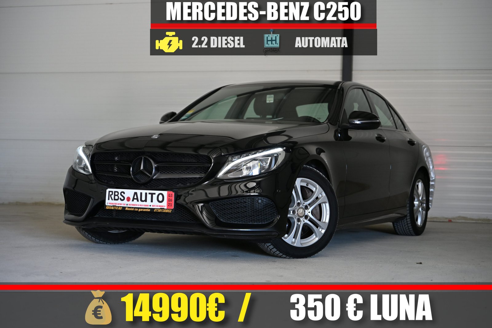 MERCEDES-BENZ C250 2015 MOTOR 2.2 DIESEL 204 CP