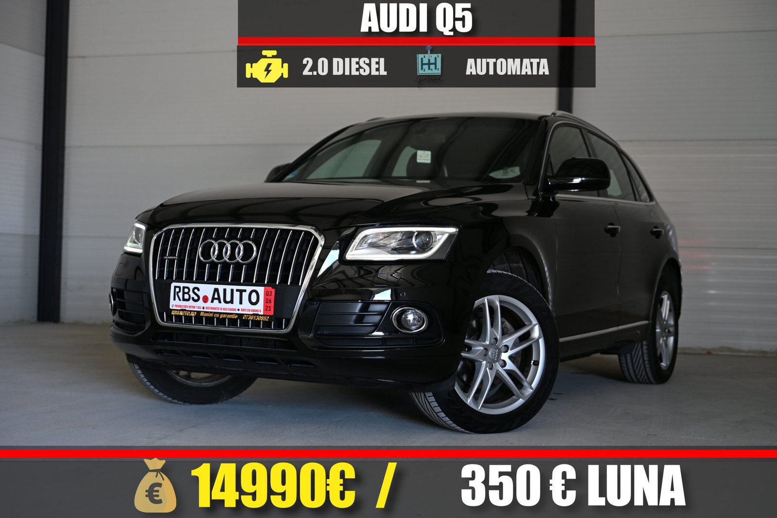 AUDI Q5 2015 MOTOR 2.0 DIESEL 163 CP