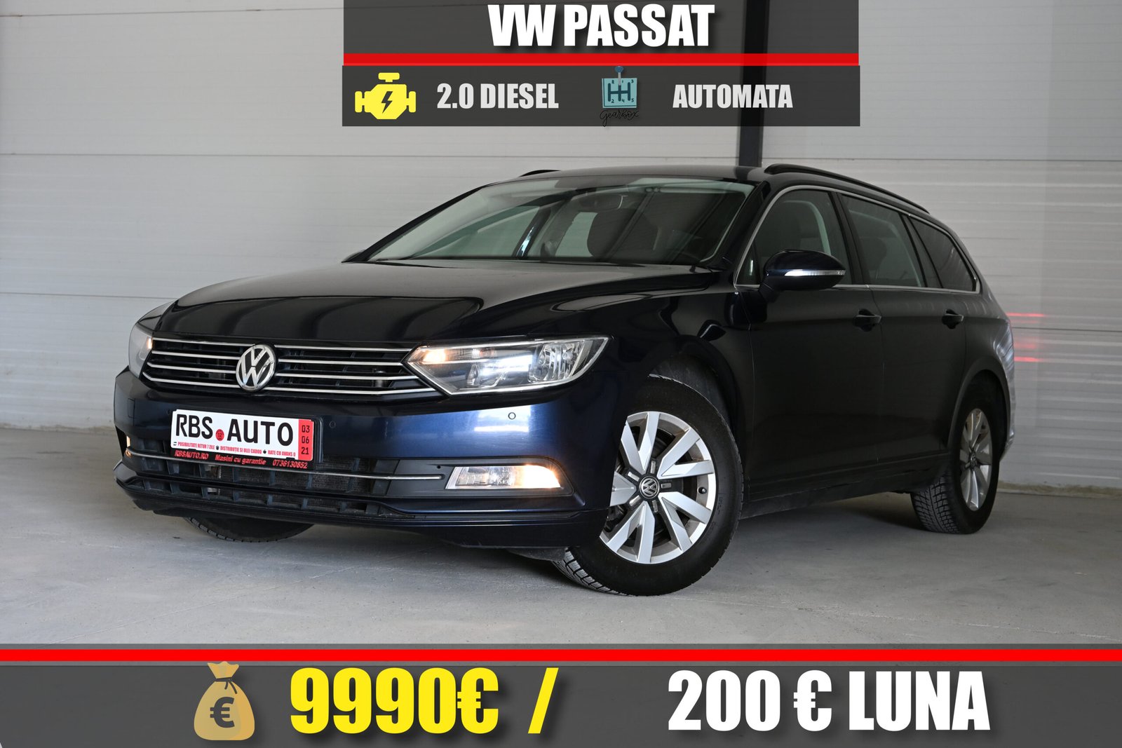 VW PASSAT 2015 MOTOR 2.0 DIESEL 150 CP