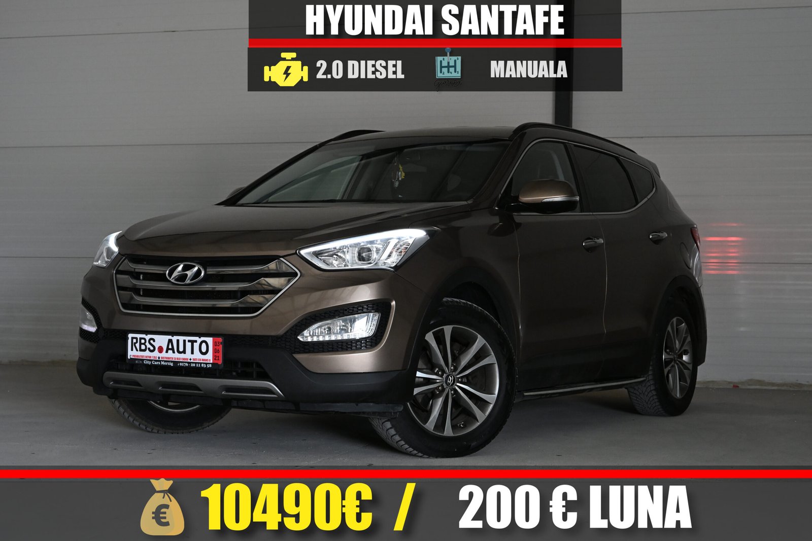 HYUNDAI SANTA FE 2015 MOTOR 2.0 DIESEL 150 CP