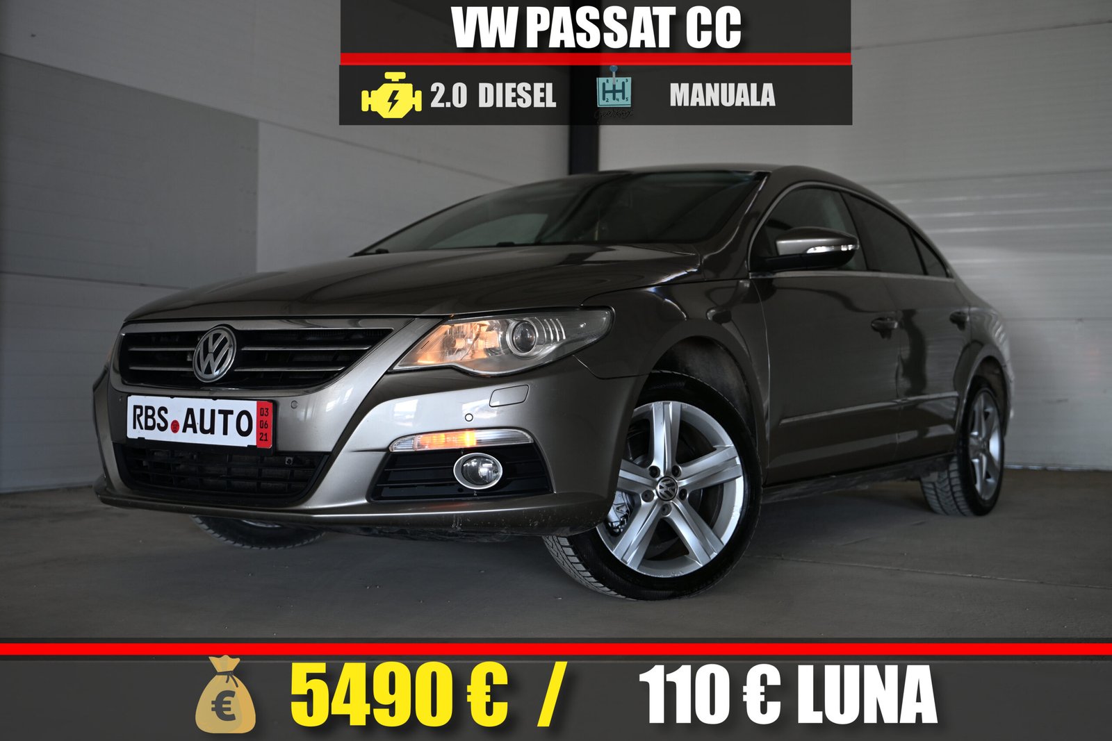 VW PASSAT CC 2009 MOTOR 2.0 DIESEL 170 CP