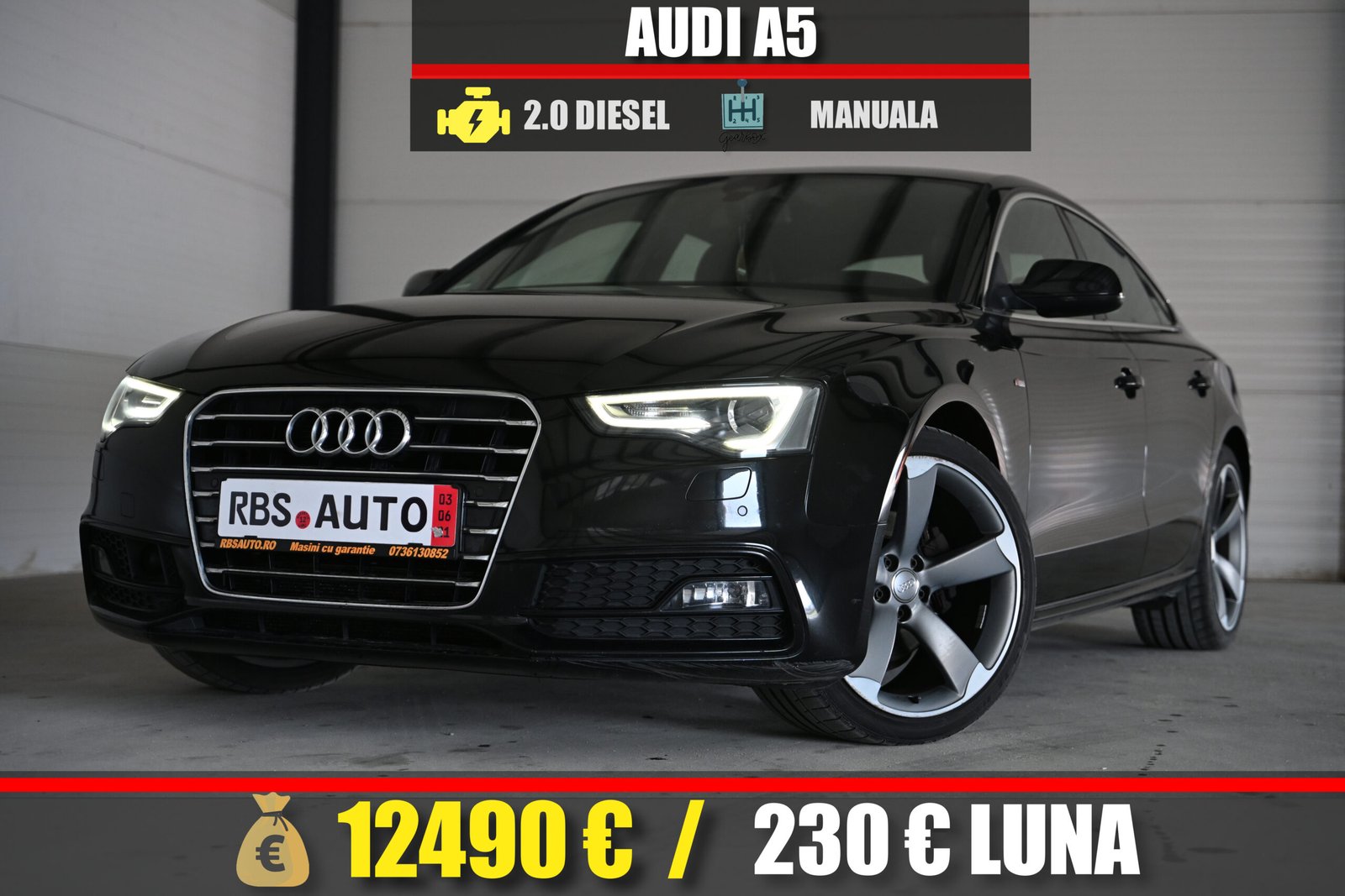 AUDI A5 2016 MOTOR 2.0 DIESEL 150 CP