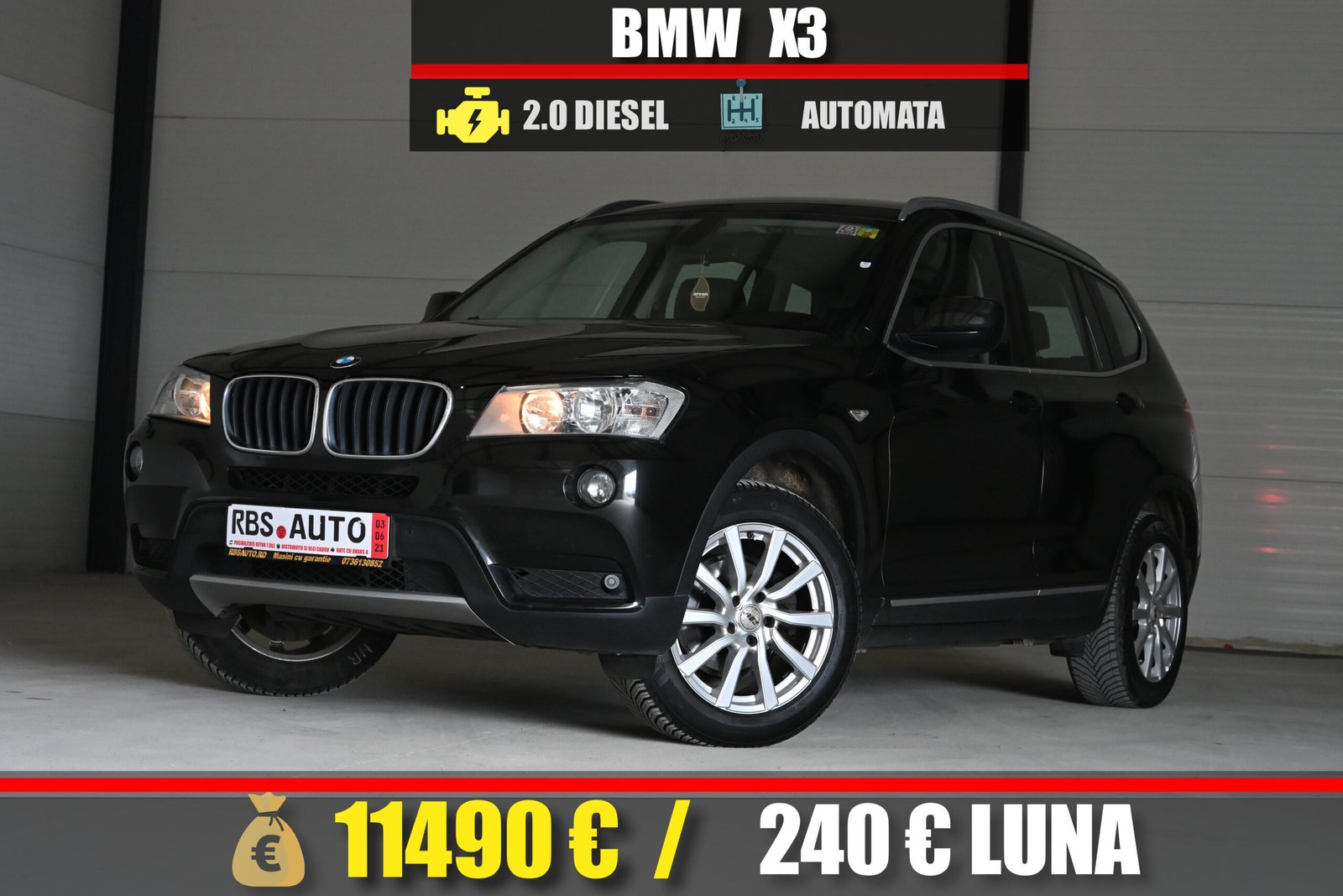 BMW X3 2012 MOTOR 2.0 DIESEL 184 CP