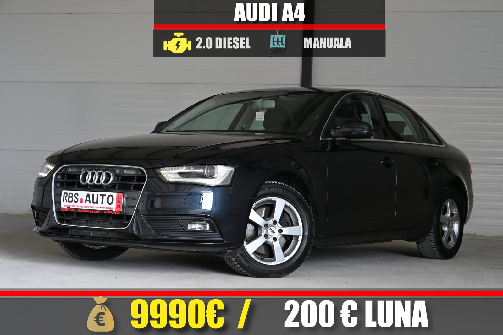AUDI A4 2012 MOTOR 2.0 DIESEL 140 CP
