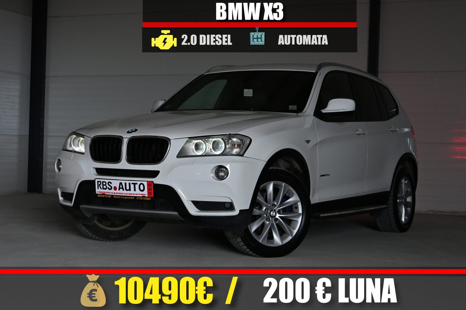 BMW X3 2013 MOTOR 2.0 DIESEL 184 CP