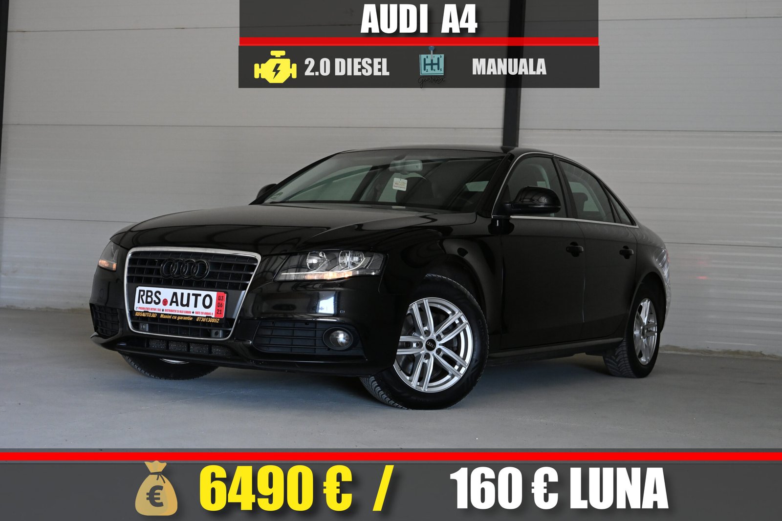 AUDI A4 2008 MOTOR 2.0 DIESEL 140 CP