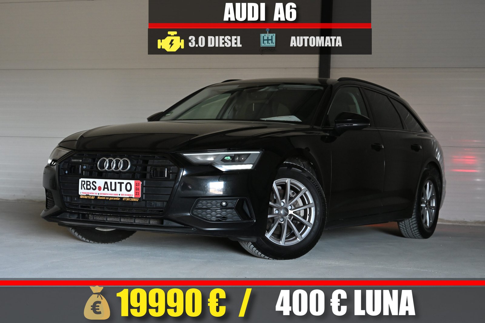 AUDI A6 2019 MOTOR 2.0 DIESEL 204 CP
