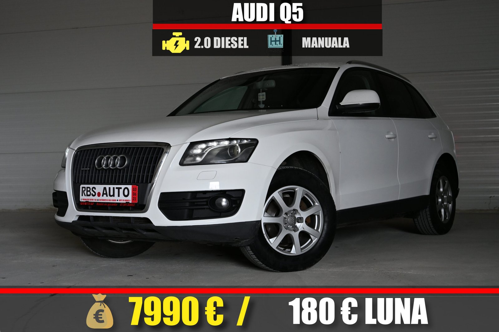 AUDI Q5 2010 MOTOR 2.0 DIESEL 136 CP
