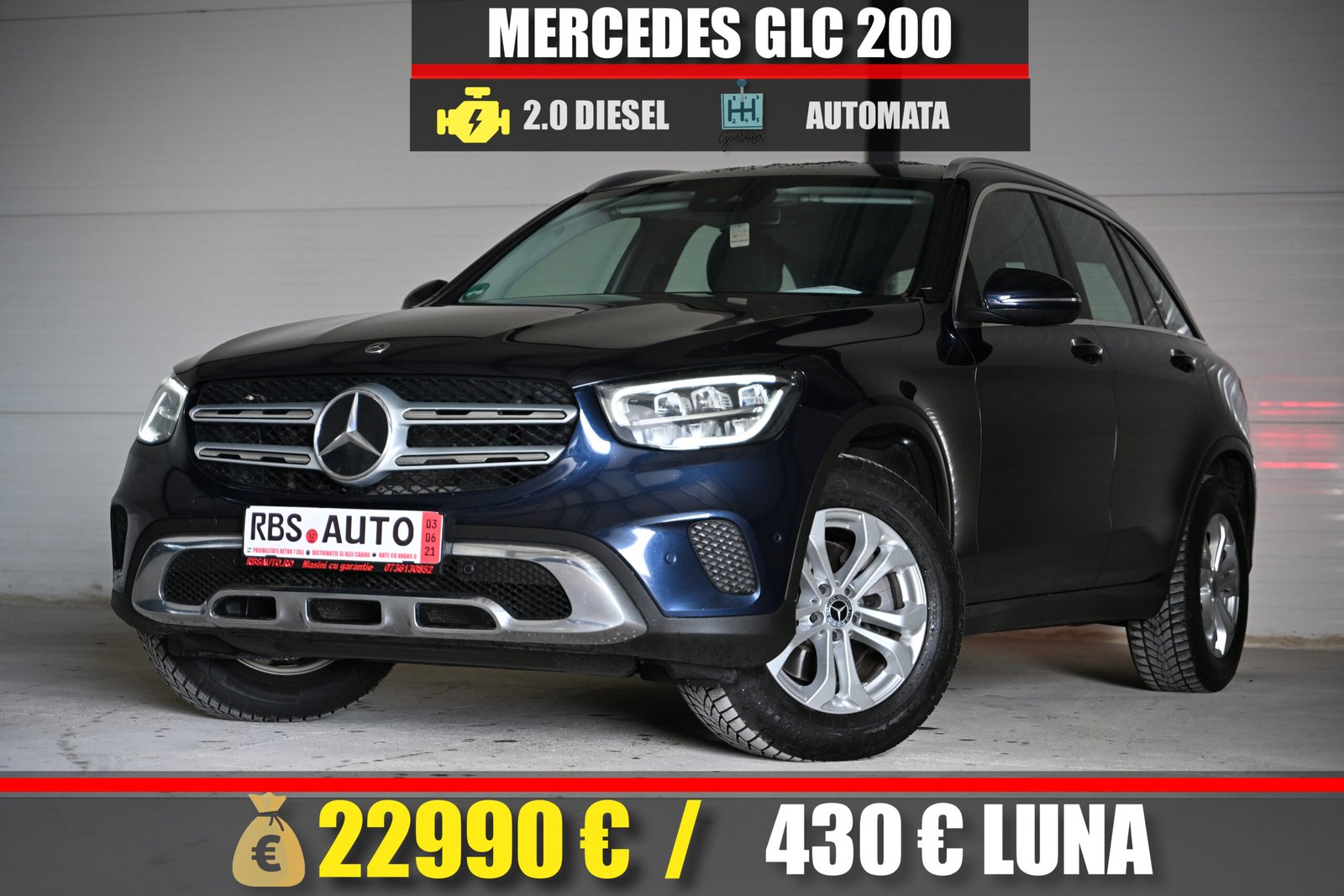 MERCEDES-BENZ GLC 200 AN 2021 MOTOR 2.0 DIESEL 163