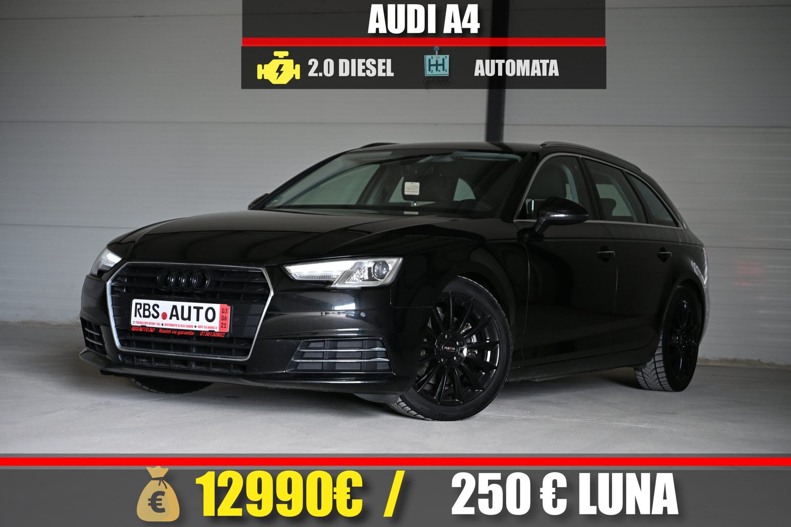 AUDI A4 2016 MOTOR 2.0 DIESEL 150 CP