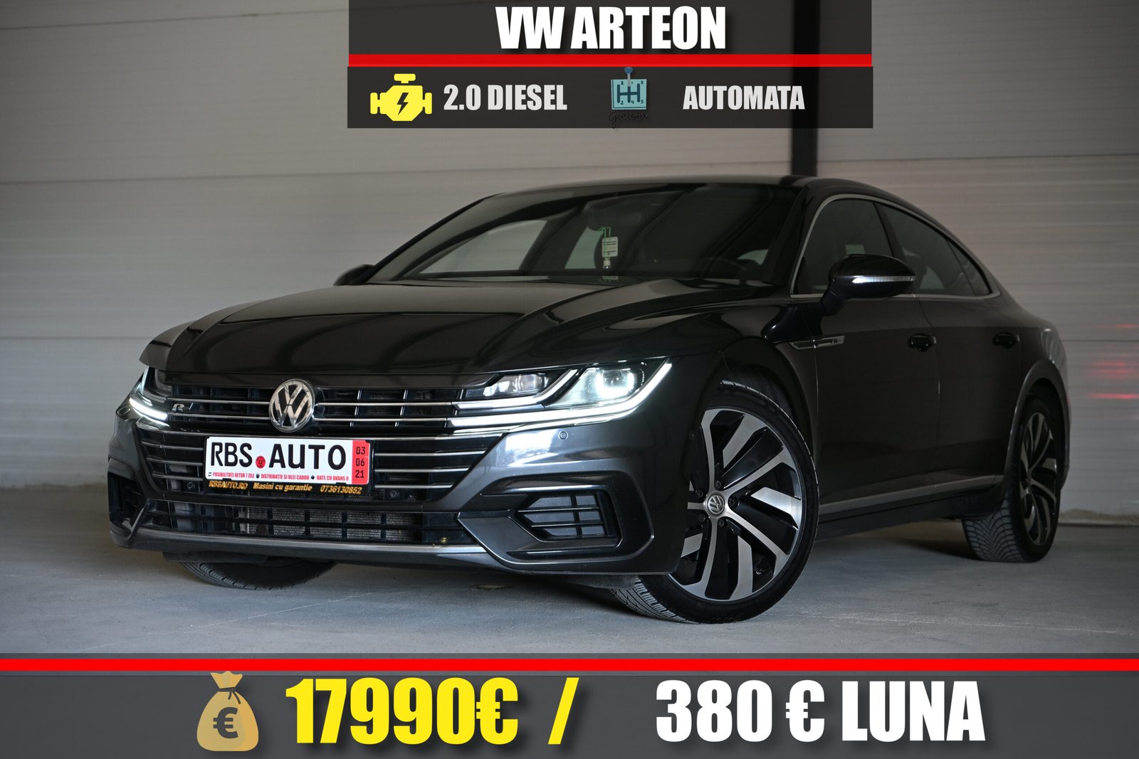VW ARTEON 2018 MOTOR 2.0 DIESEL 190 CP