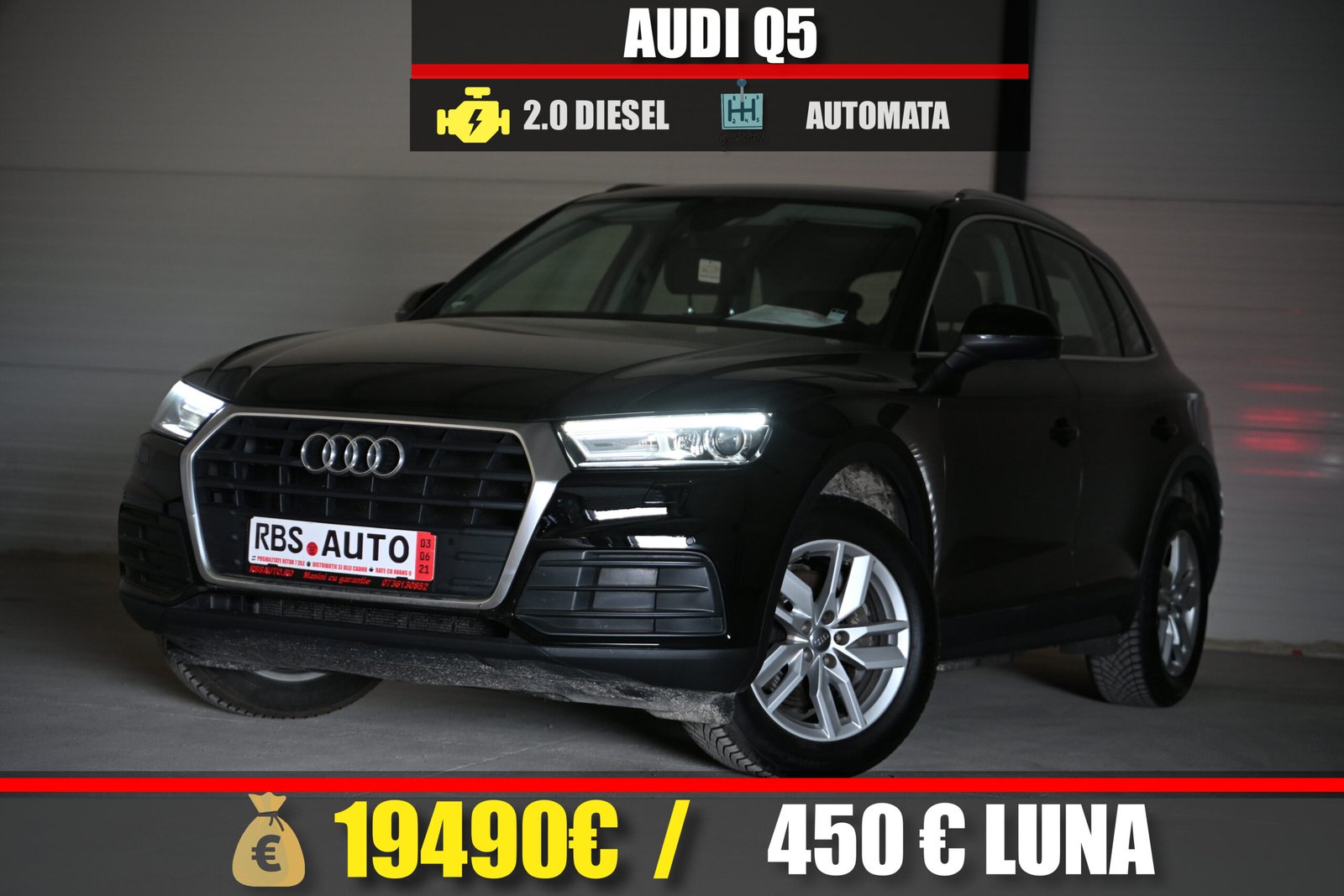 AUDI Q5 2020 MOTOR 2.0 DIESEL 163 CP